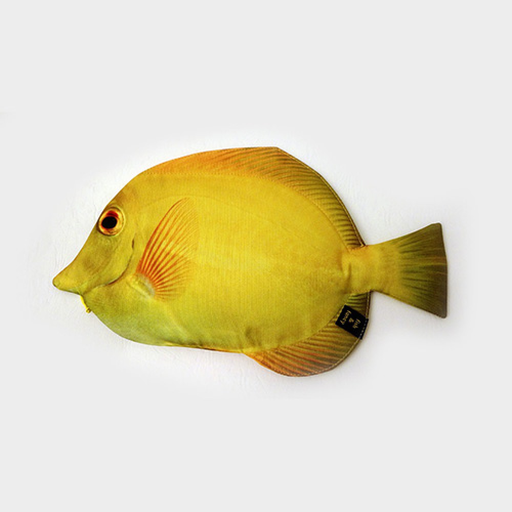 Yellow Tang Fish Pencil Case