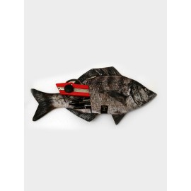 Black Porgy Fish Pencil Case