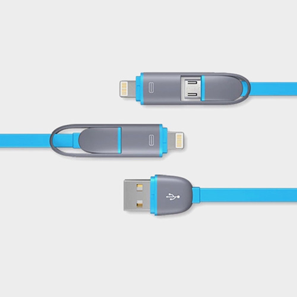 Micro USB Lightning 2-in-1 charging cable