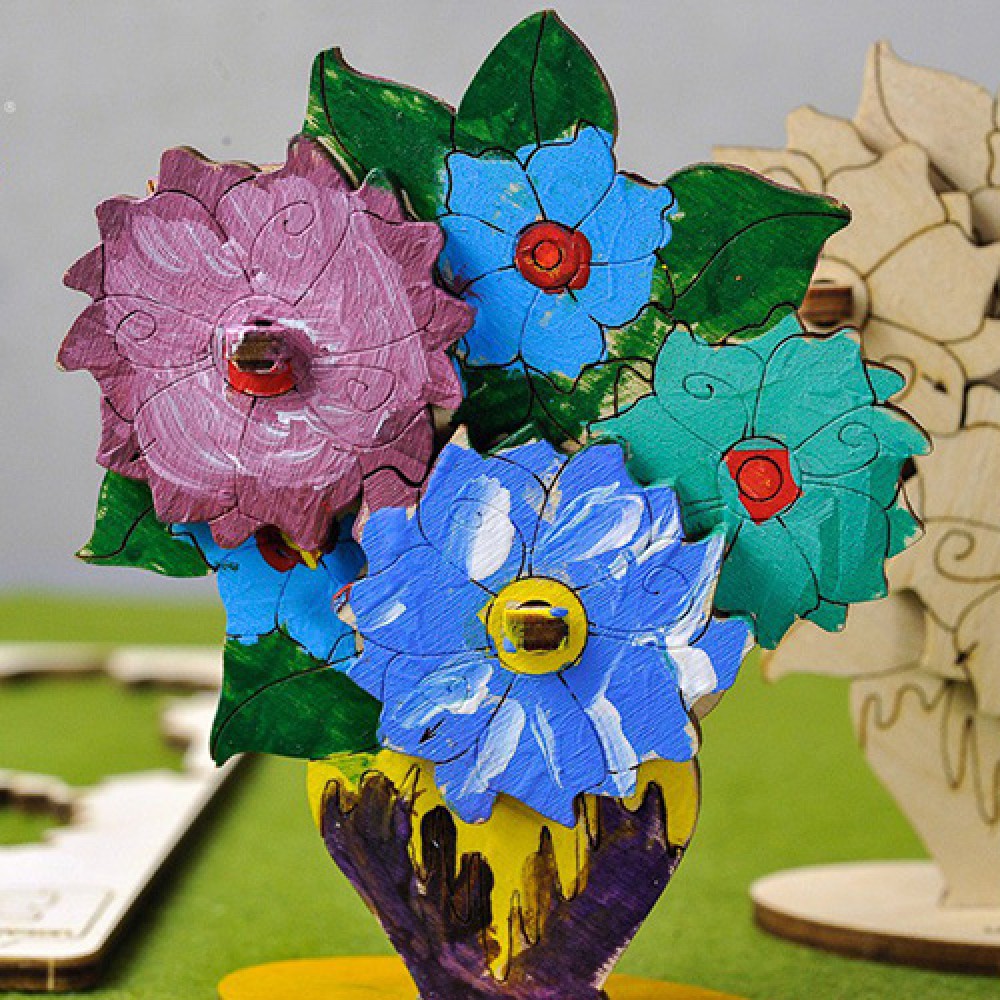 3D Puzzle Bouquet